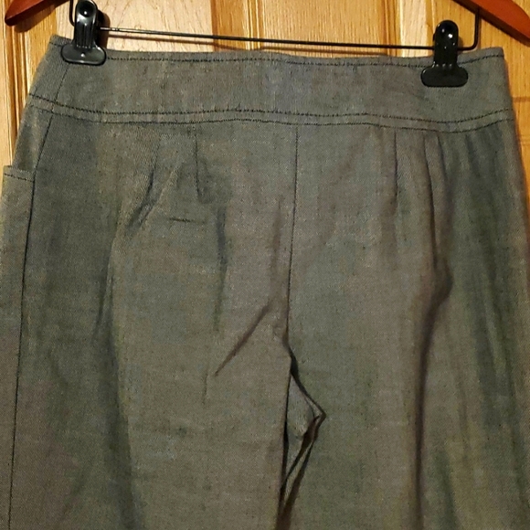 Ann Taylor Gray Wide Leg Trousers Size 6 - Picture 4 of 8